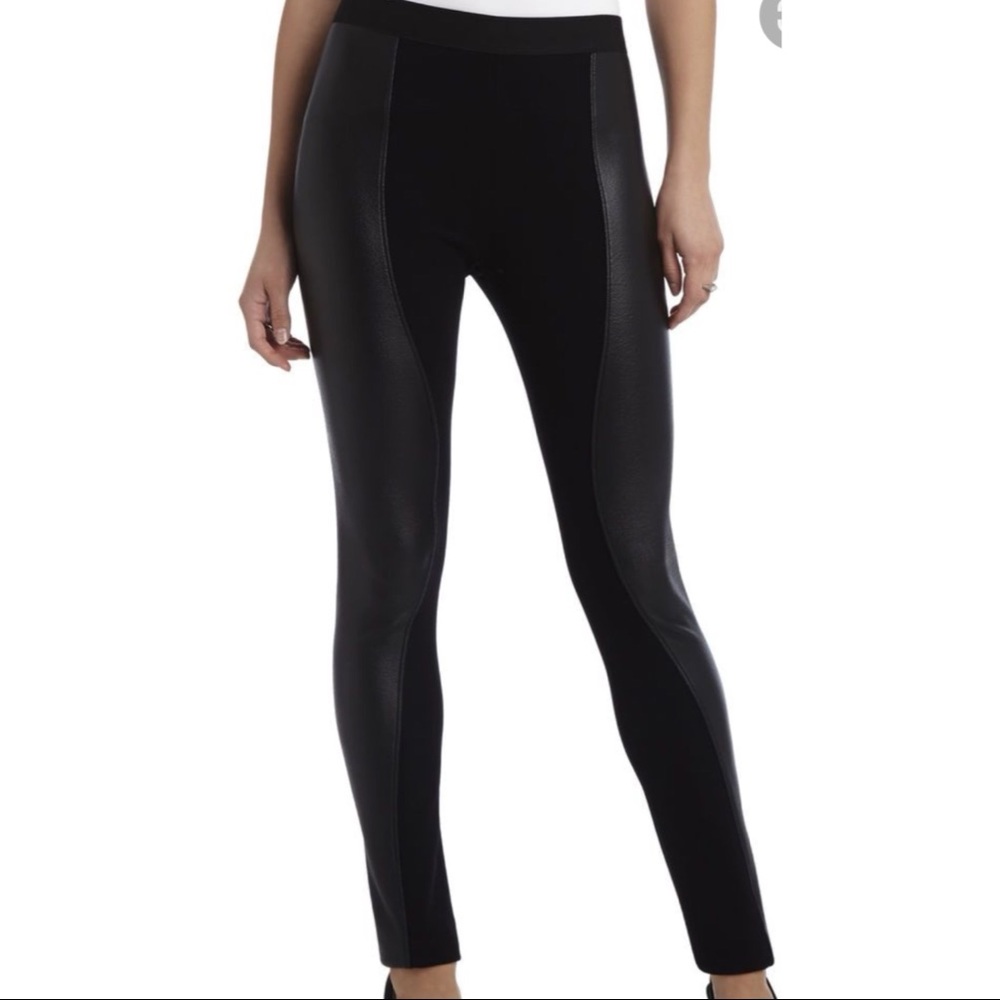 BCBG leather tights